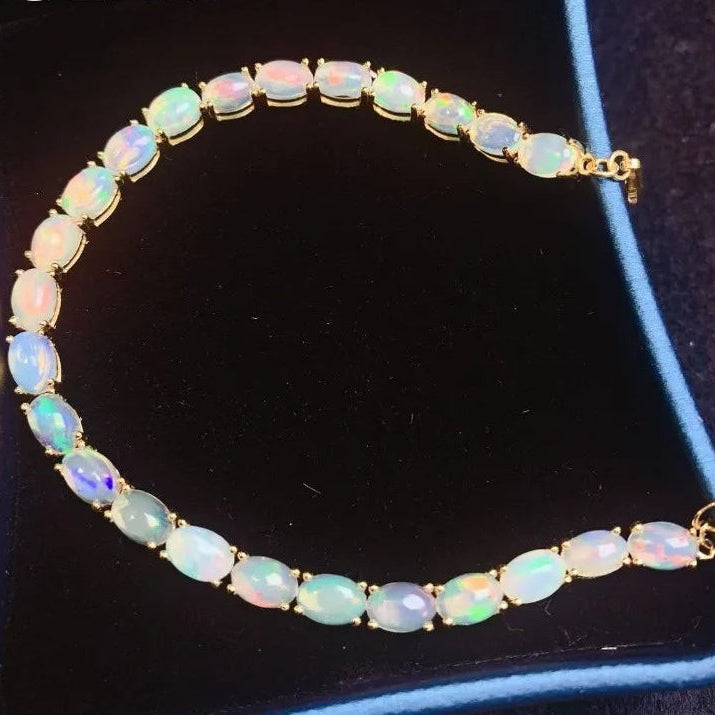 White Opal Bracelet-ToShay.org