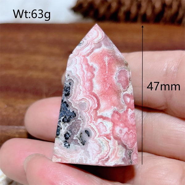 Pink Rhodochrosite Point-ToShay.org