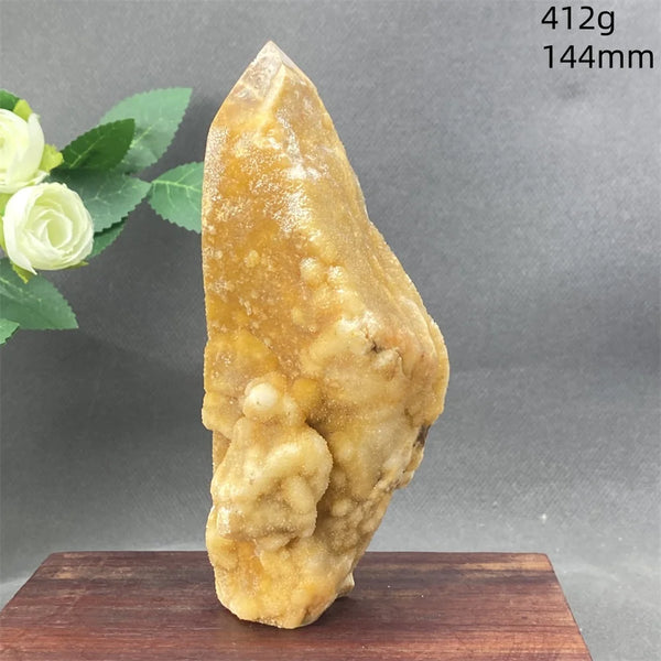 White Fluorite Cluster Point-ToShay.org