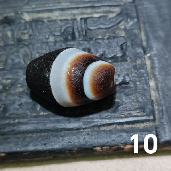 Tibetan Agate Dzi Bead-ToShay.org