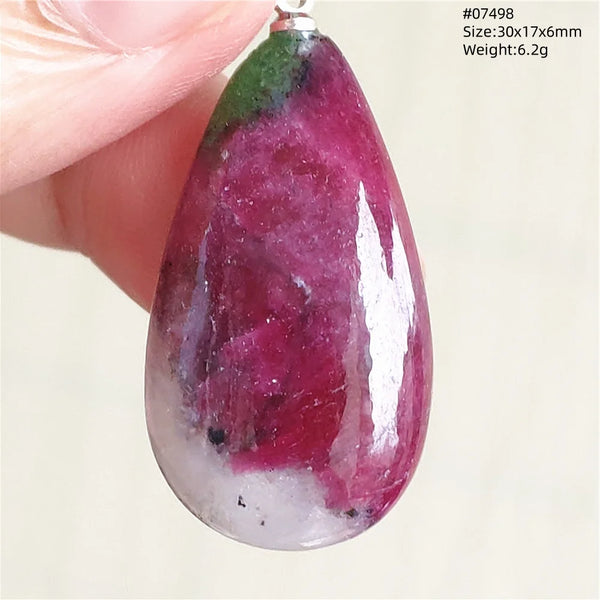 Red Ruby Zoisite Light Pendant-ToShay.org