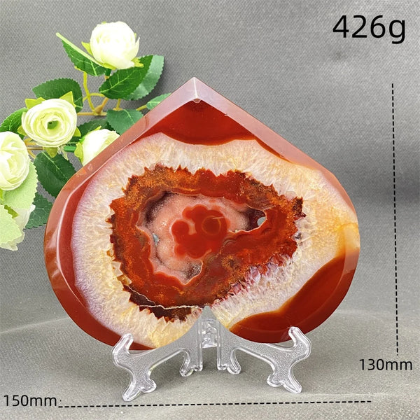 Red Agate Heart-ToShay.org