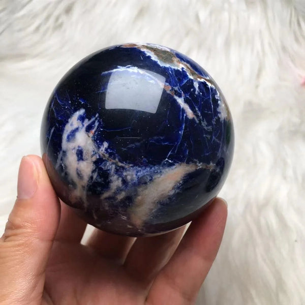 Blue Dumortierite Balls-ToShay.org