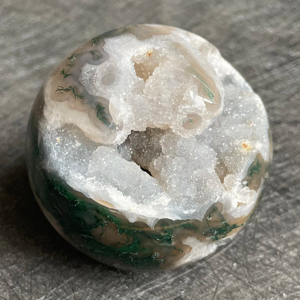 Green Moss Agate Ball-ToShay.org