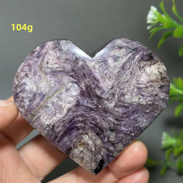 Purple Noble Crystal Heart-ToShay.org