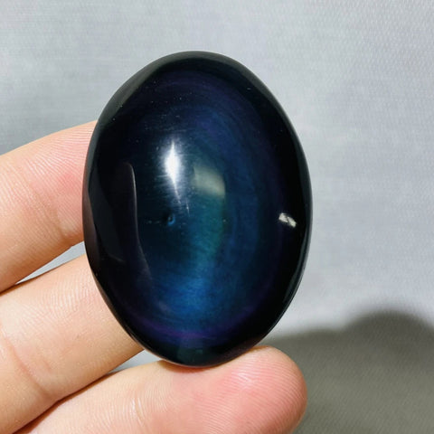 Rainbow Obsidian Palmstone-ToShay.org