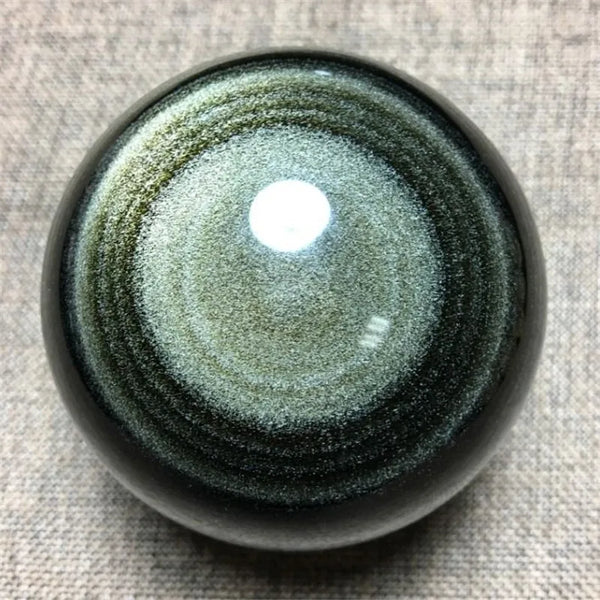 Gold Obsidian Crystal Ball-ToShay.org