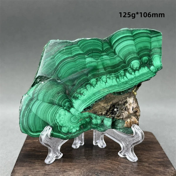 Green Malachite Raw Slice-ToShay.org