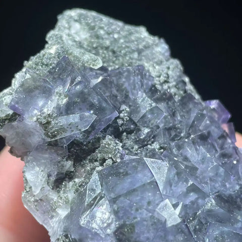Blue Phantom Fluorite Mica-ToShay.org
