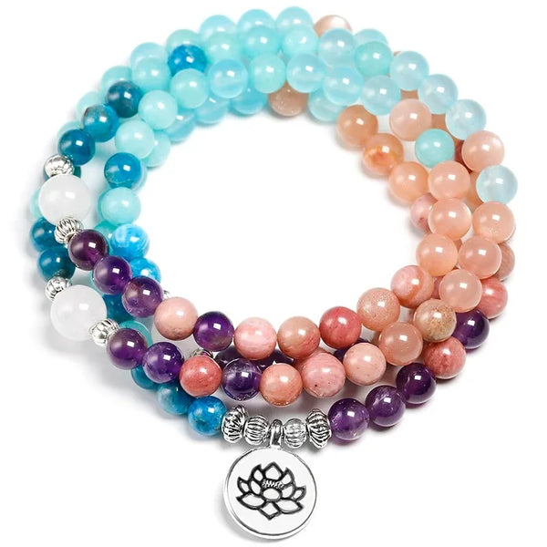 Mixed Crystal Mala Bracelets-ToShay.org