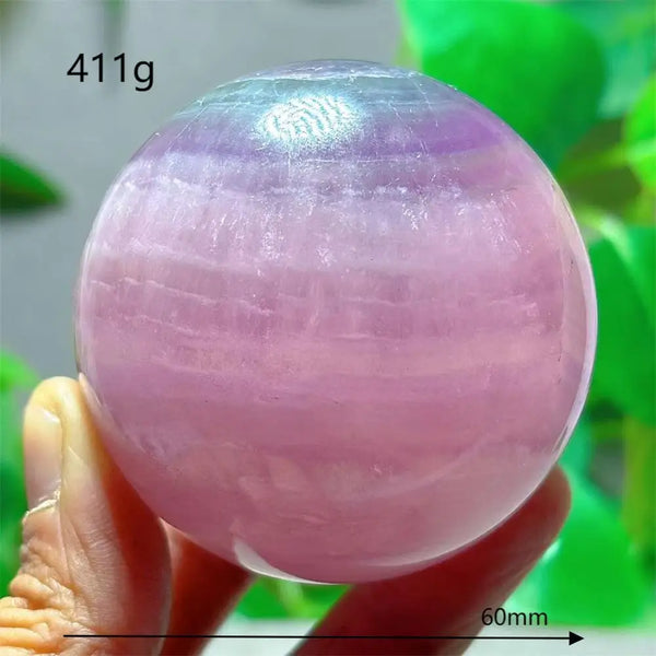 Purple Fluorite Quartz Ball-ToShay.org