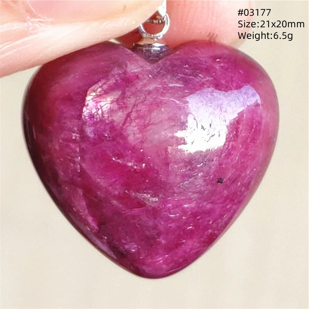 Red Ruby Zoisite Pendant-ToShay.org