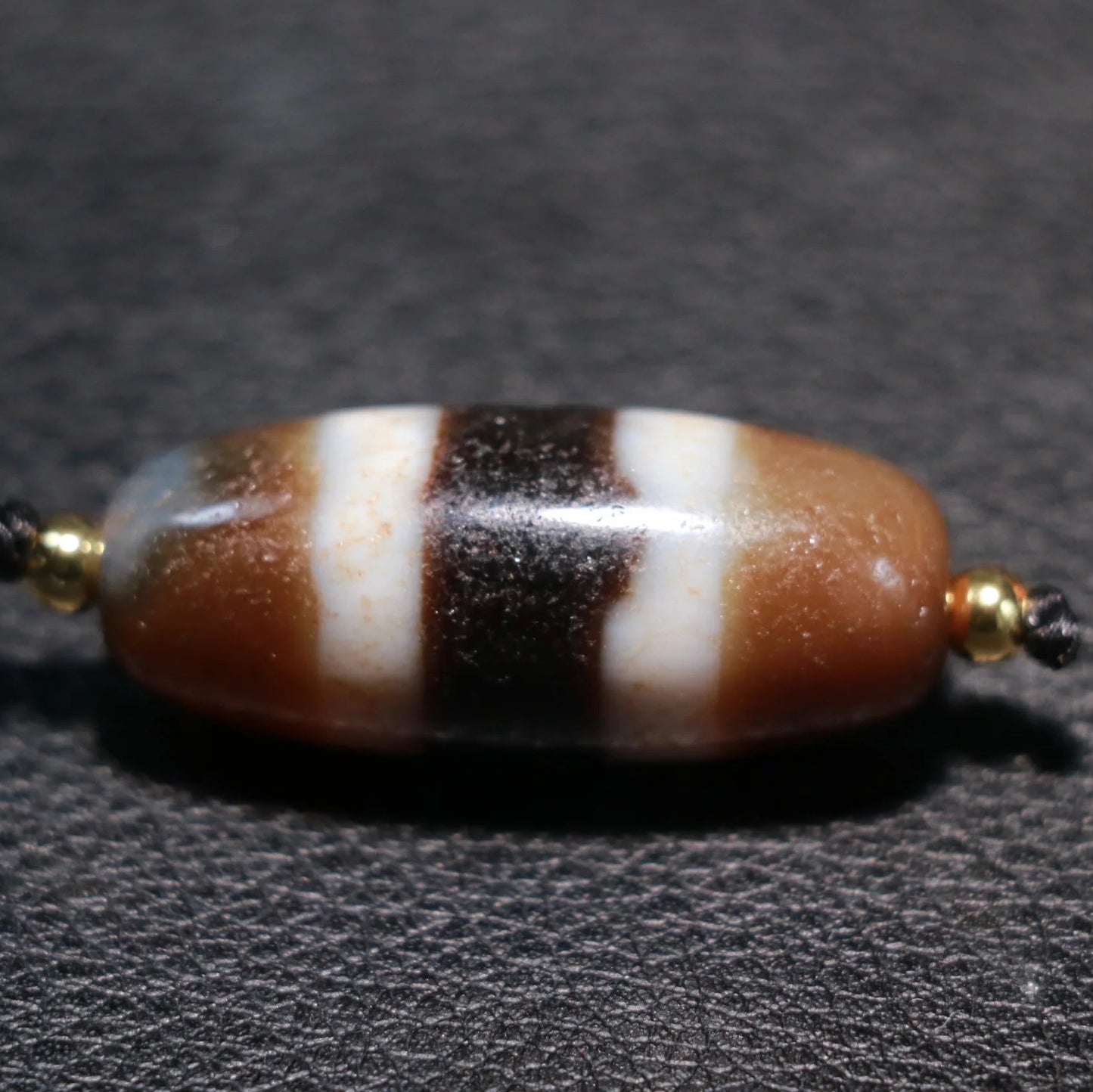Tibetan Agate Dzi Bead-ToShay.org
