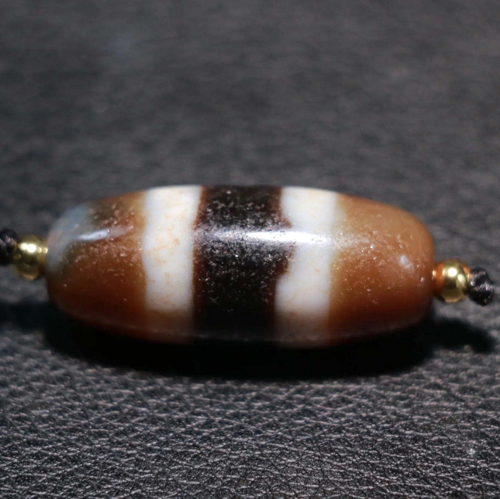 Tibetan Agate Dzi Bead-ToShay.org
