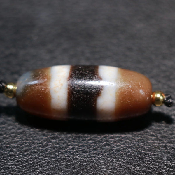 Tibetan Agate Dzi Bead-ToShay.org