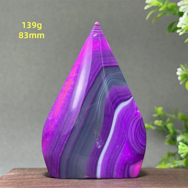 Purple Agate Torch-ToShay.org