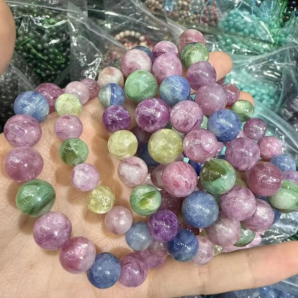 Mixed Lepidolite Bracelet-ToShay.org