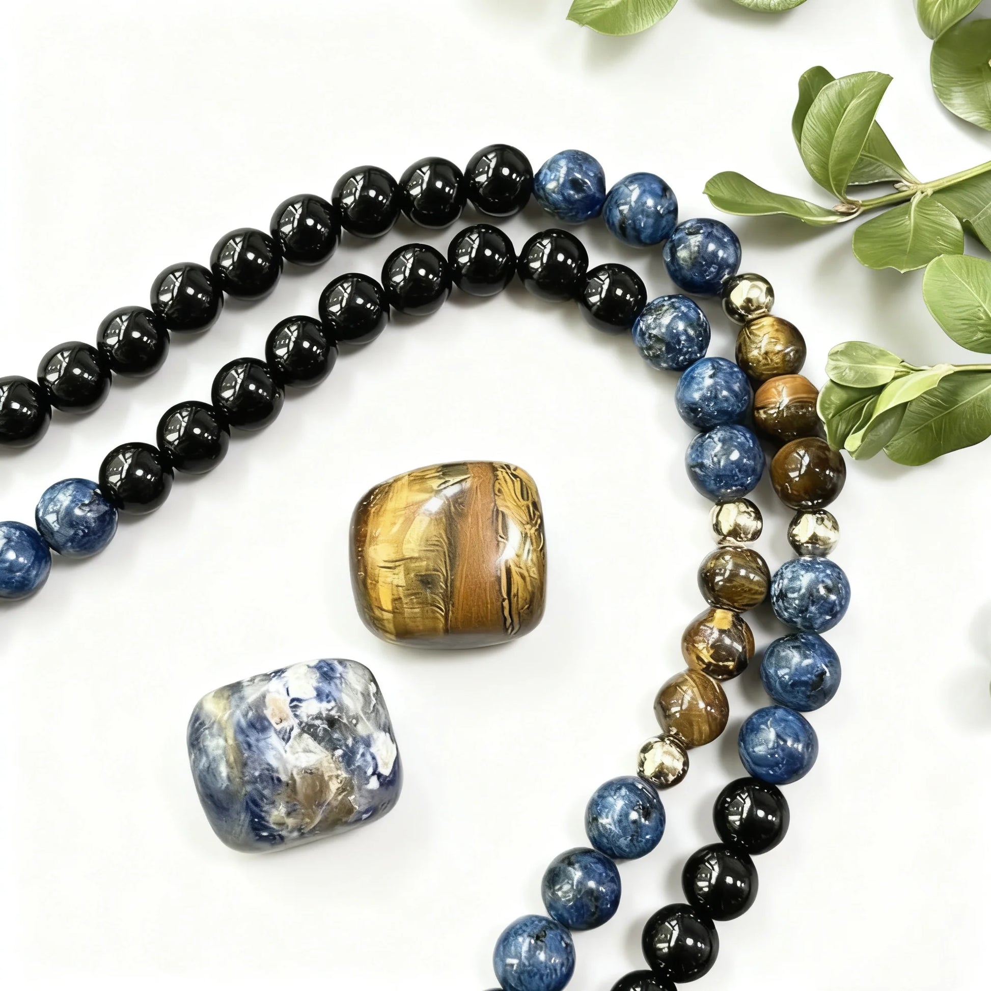 Blue Tiger Eye Mala Beads-ToShay.org