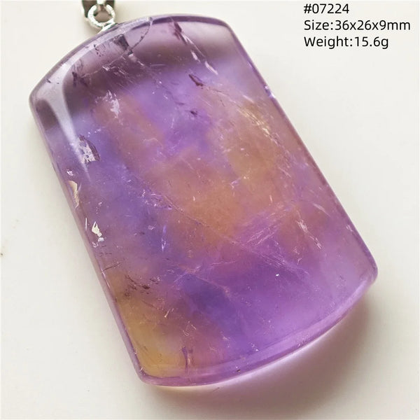 Purple Yellow Ametrine Pendant-ToShay.org