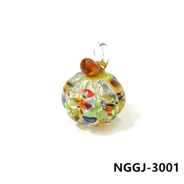 Glass Pumpkin Pendants-ToShay.org