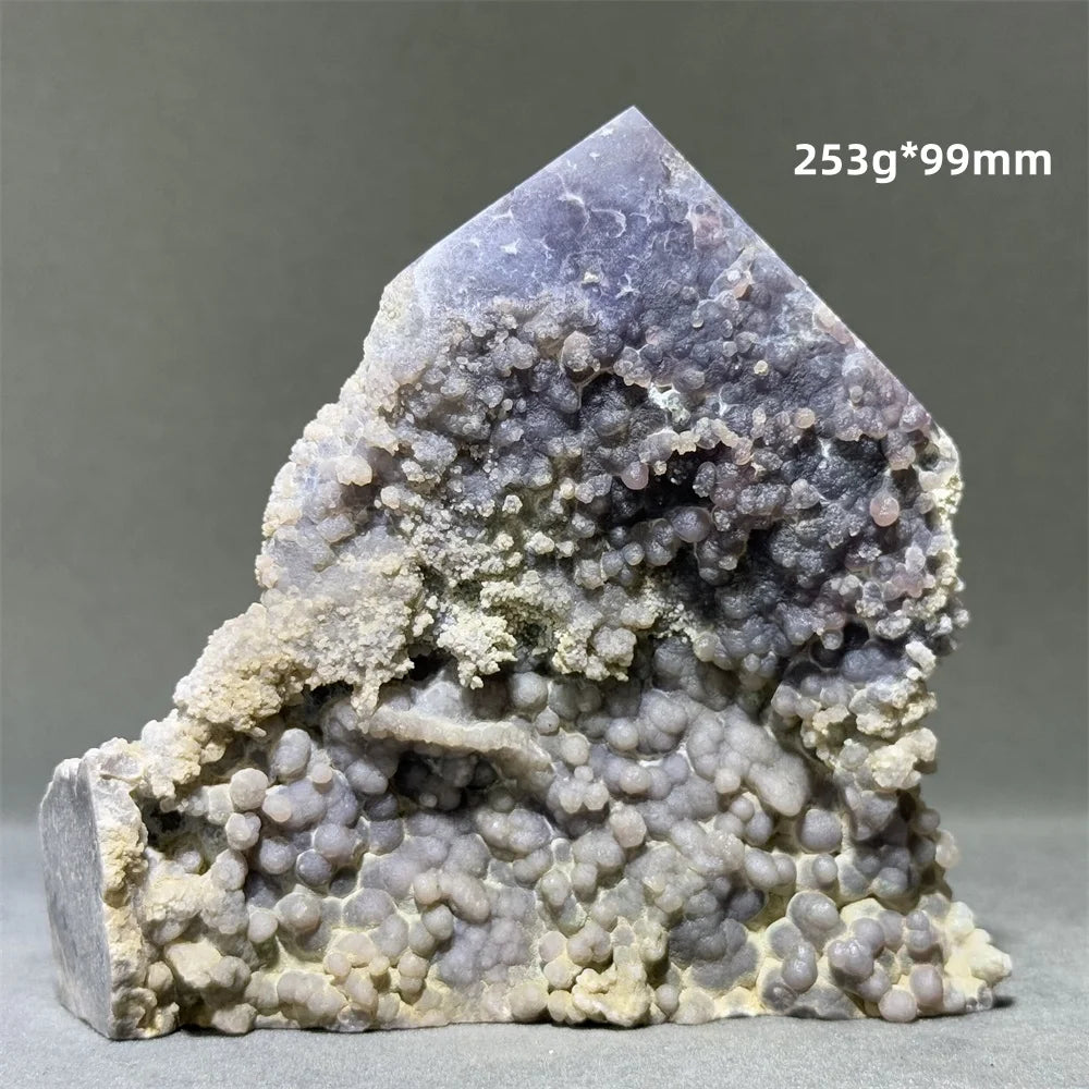 Purple Grape Agate Quartz Tower-ToShay.org