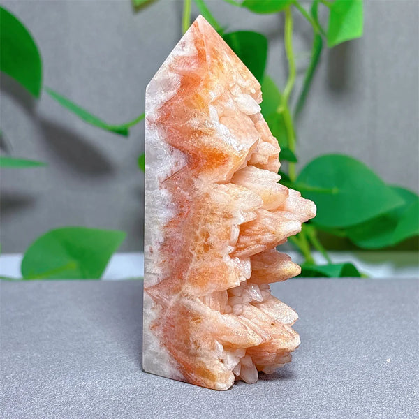 Orange Agate Tooth Cluster Point-ToShay.org