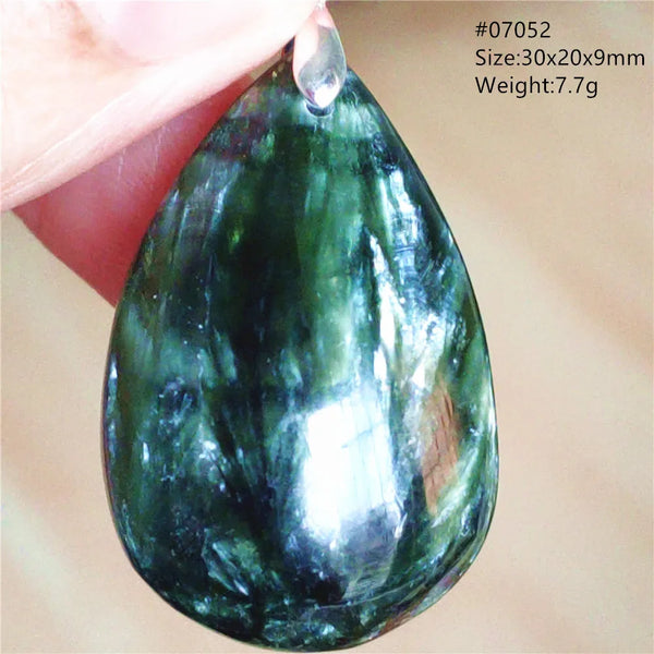 Green Seraphinite Pendant-ToShay.org