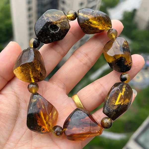 Yellow Amber Bracelet-ToShay.org