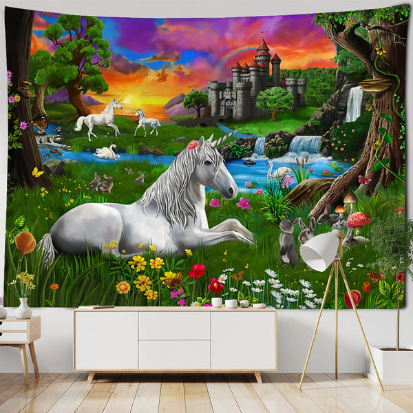 Unicorn Art Tapestry-ToShay.org