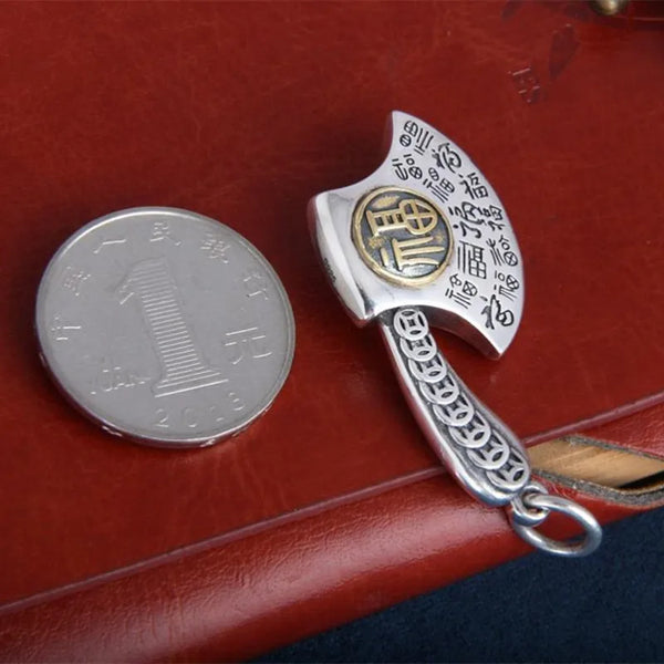 Silver Axe Pendant-ToShay.org