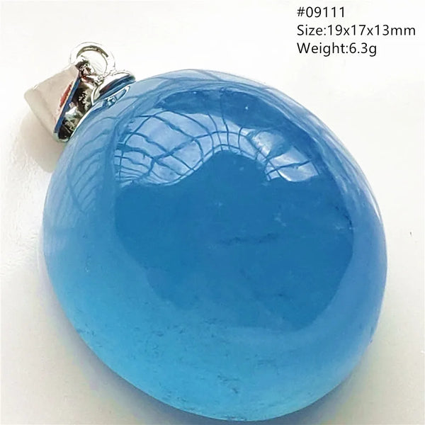 Blue Aquamarine Pendant-ToShay.org