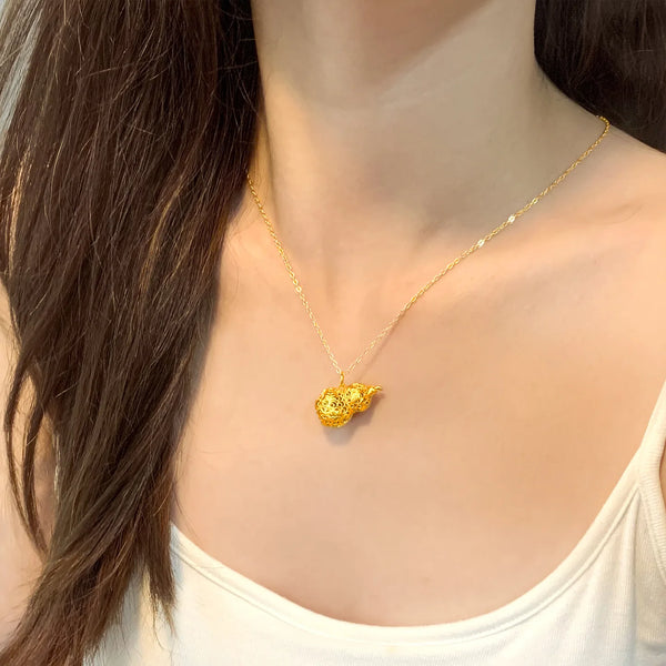 Gold Gourd Pendant-ToShay.org