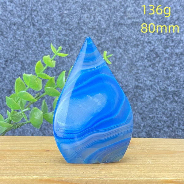 Blue Lace Agate Torch-ToShay.org