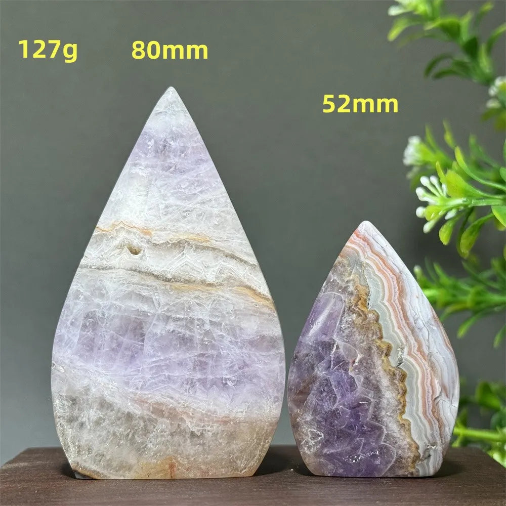 Purple Amethyst Agate Torch-ToShay.org