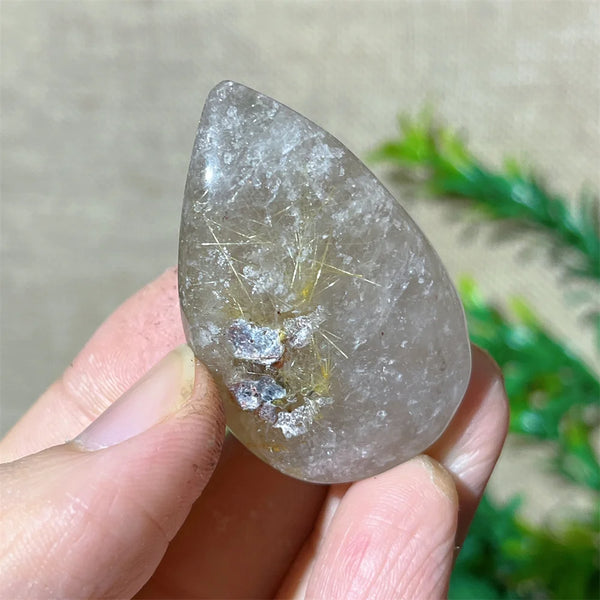 Gold Rutile Quartz Pendant-ToShay.org