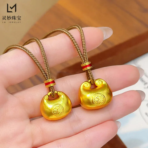 Gold Nugget Pendant-ToShay.org