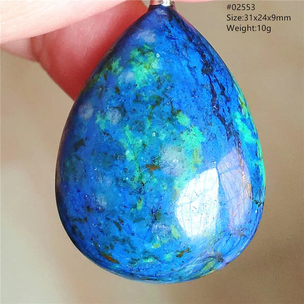 Blue Azurite Pendant-ToShay.org