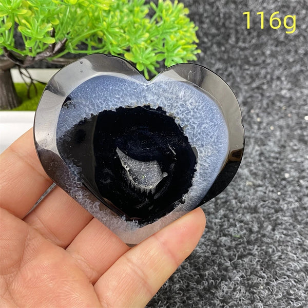 Black Agate Geode-ToShay.org