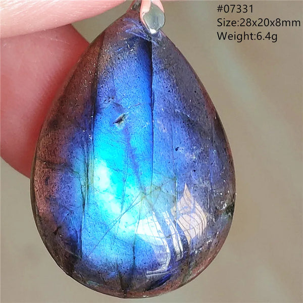Blue Light Labradorite Pendant-ToShay.org