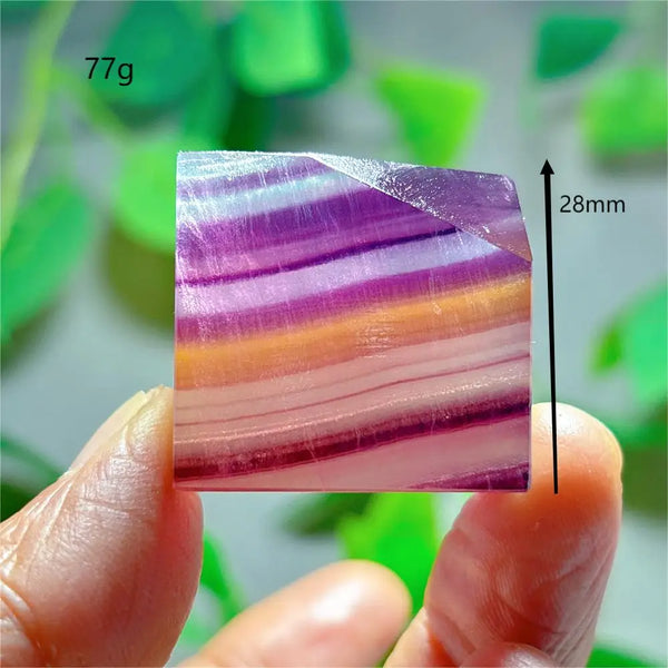 Purple Fluorite Crystal Square-ToShay.org