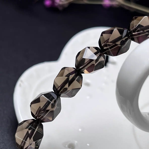 Brown Smoky Quartz Bracelet-ToShay.org