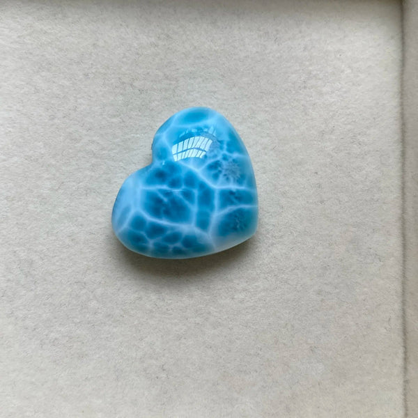 Blue Larimar Heart-ToShay.org