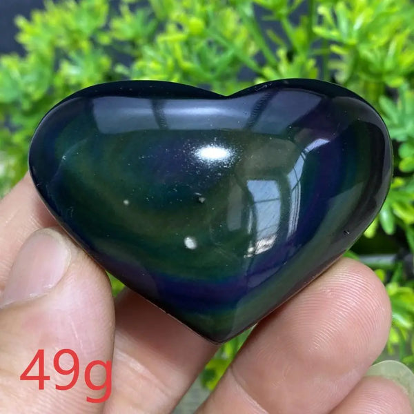 Rainbow Obsidian Heart-ToShay.org