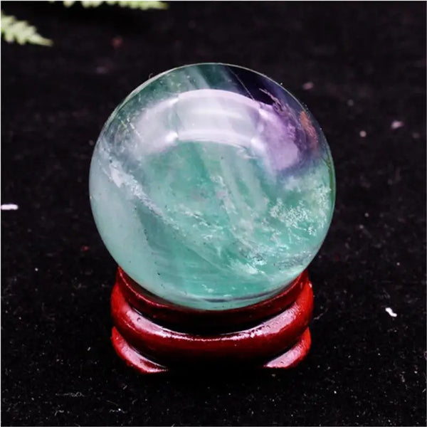 Green Fluorite Crystal Ball-ToShay.org