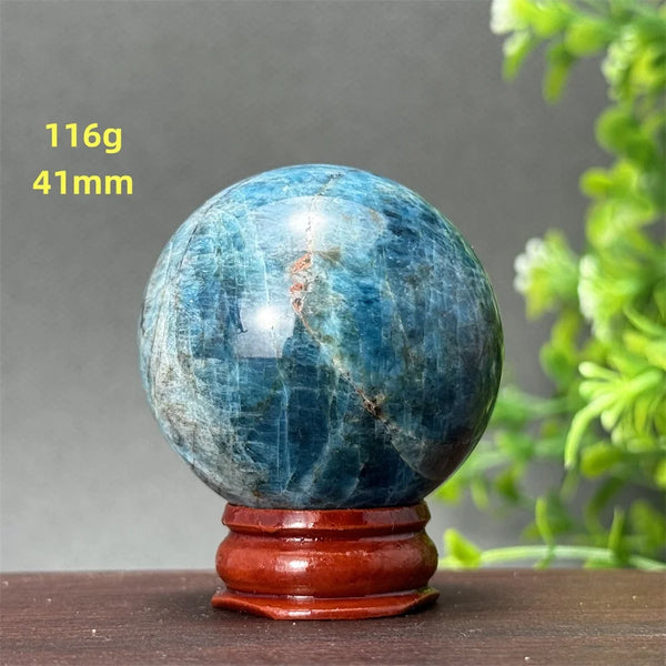 Blue Apatite Quartz Ball-ToShay.org