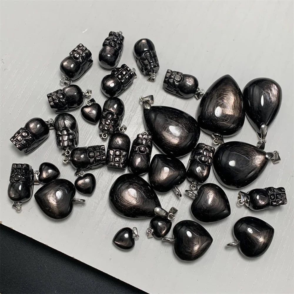 Black Hypersthene Pendant-ToShay.org