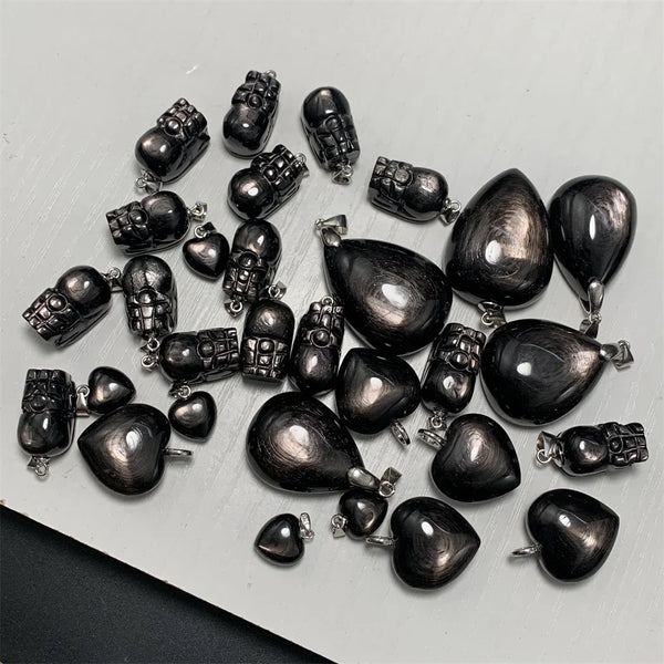 Black Hypersthene Pendant-ToShay.org