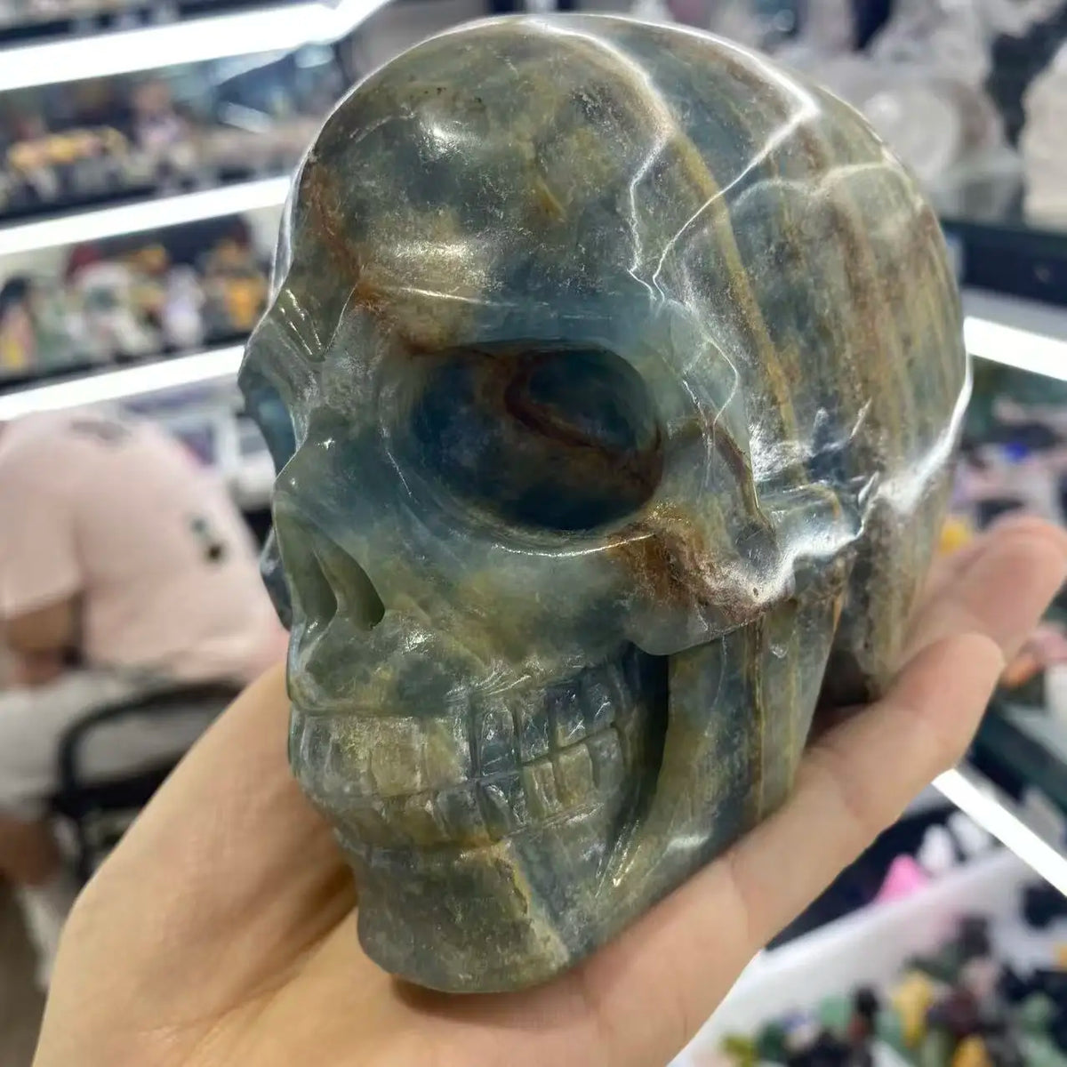 Blue Lux Crystal Skull-ToShay.org