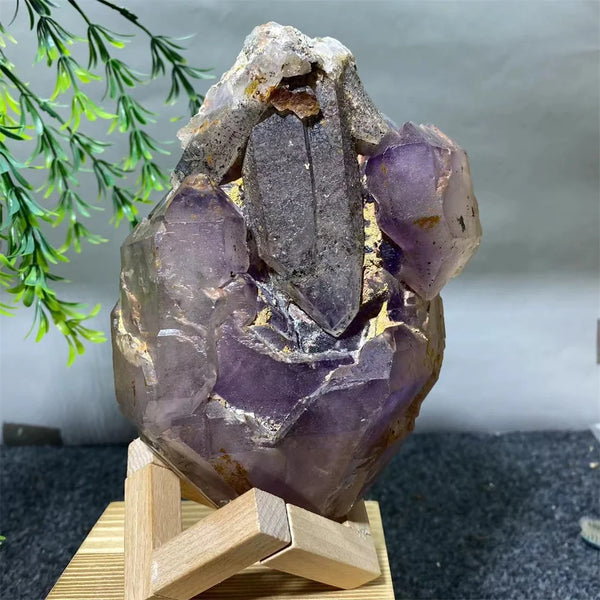 Purple Amethyst Backbone Quartz-ToShay.org