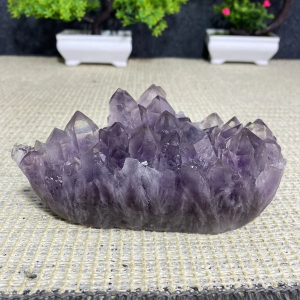 Purple Amethyst Crystal Cluster-ToShay.org